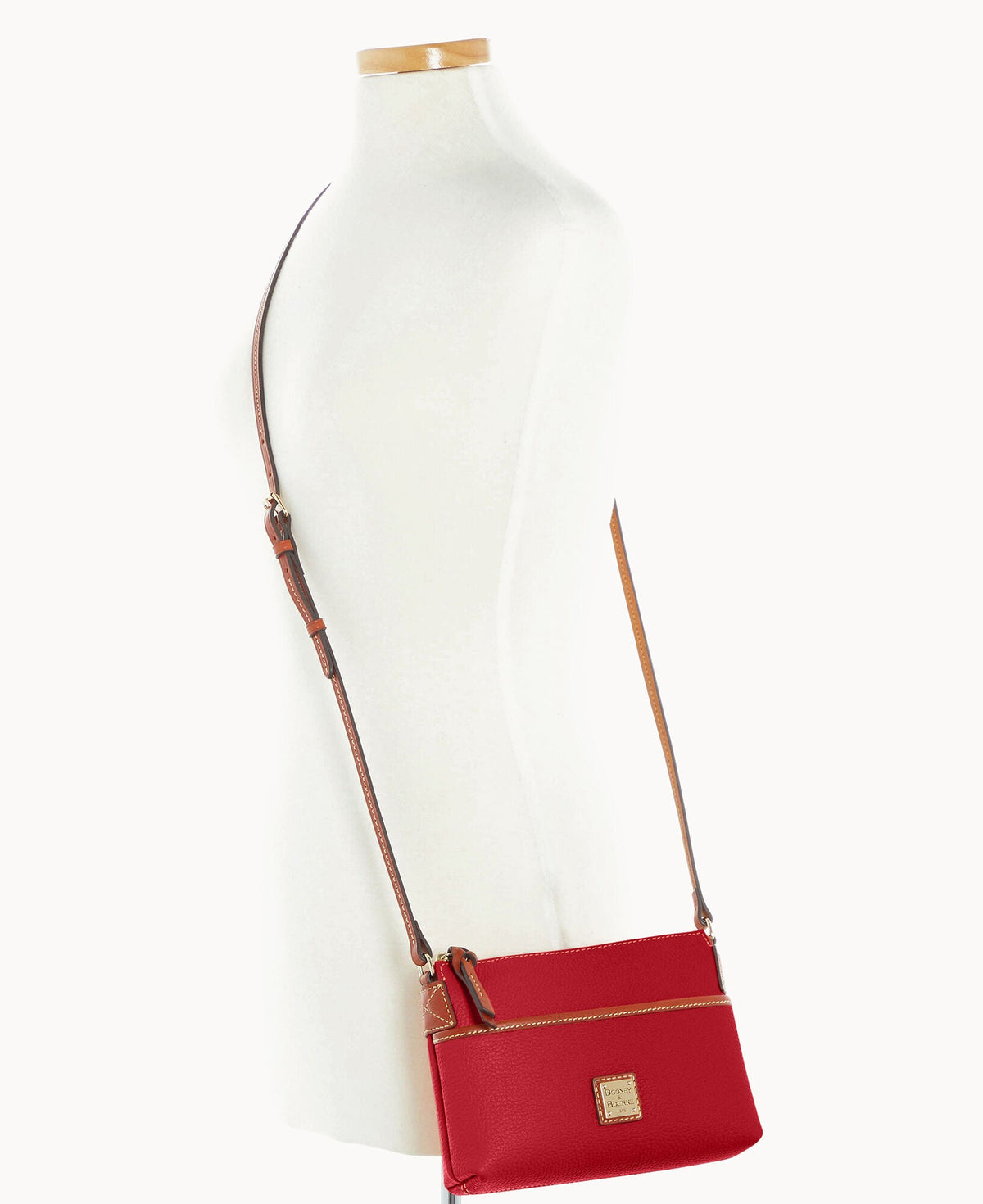 Pebble Grain Ginger Crossbody
