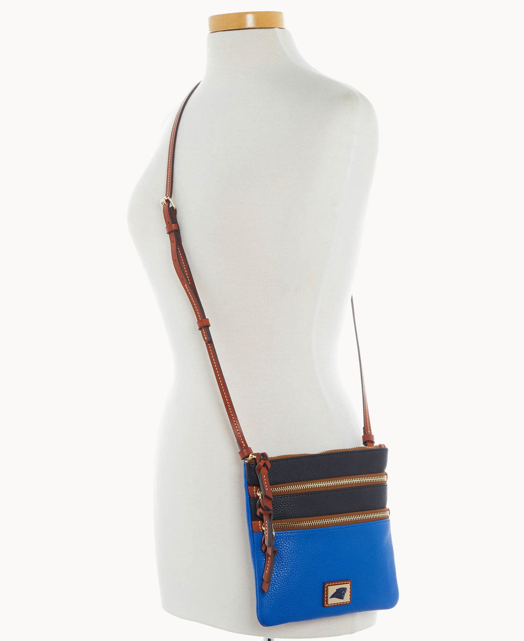 NFL Panthers Triple Zip Crossbody