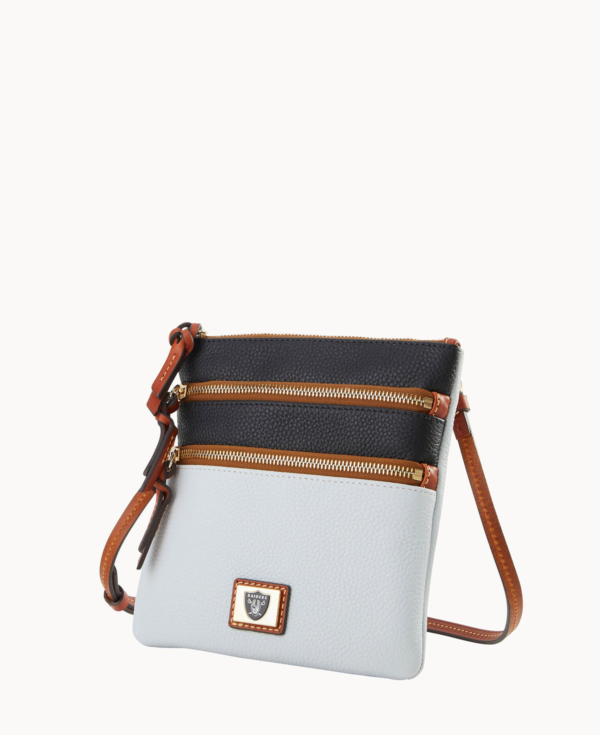 NFL Raiders Triple Zip Crossbody