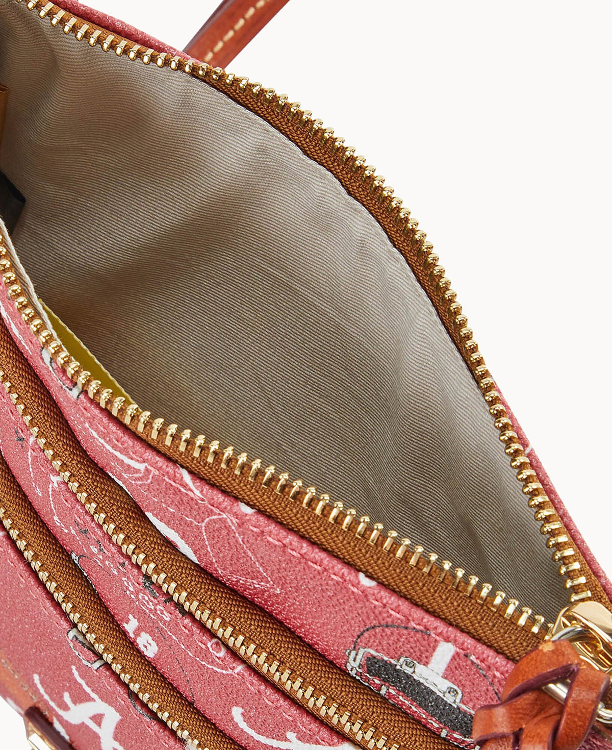 Collegiate University of Alabama Triple Zip Crossbody