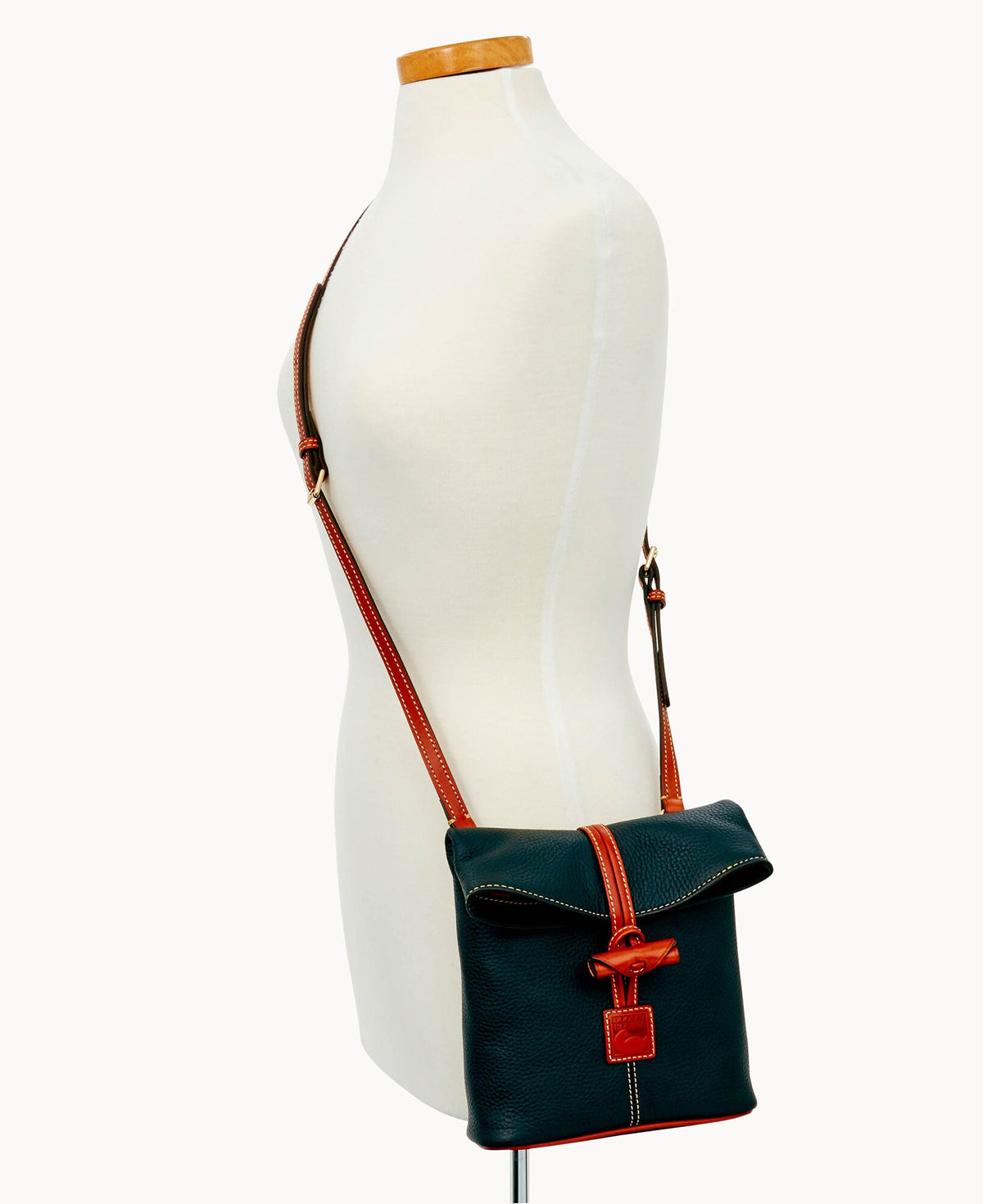 Pebble Grain Toggle Crossbody