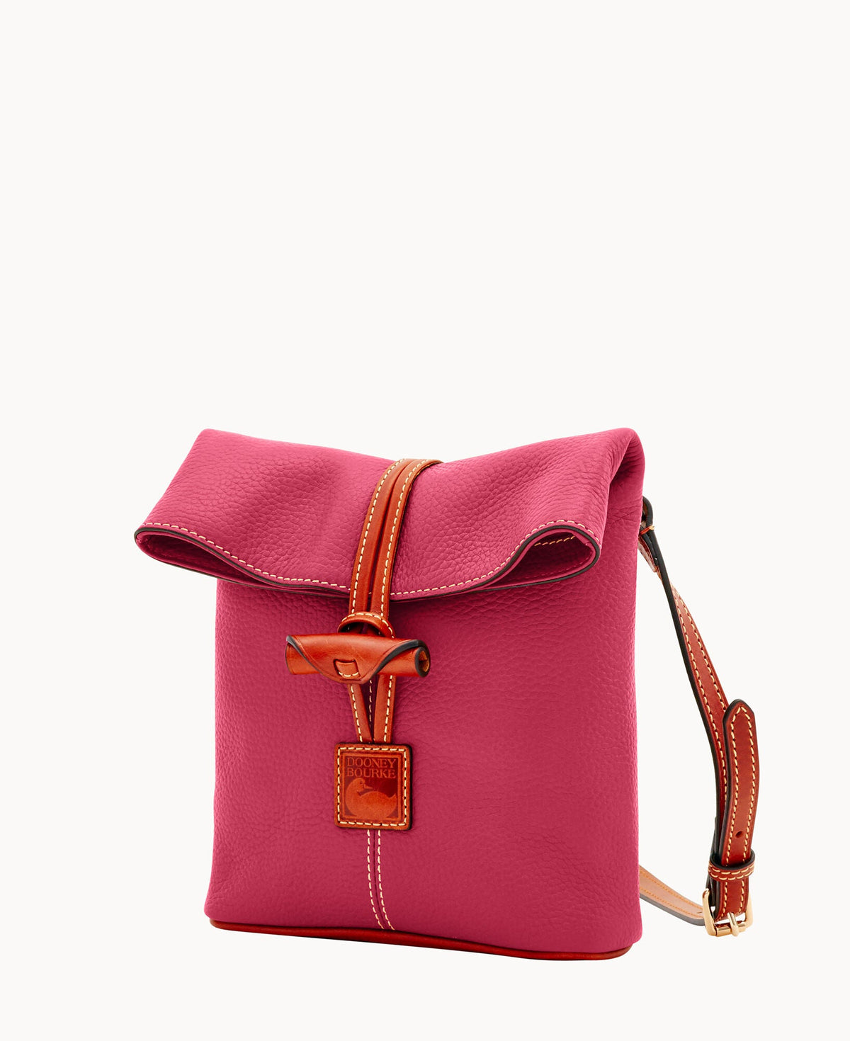 Pebble Grain Toggle Crossbody