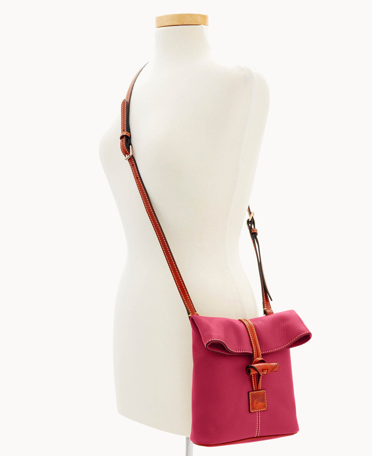 Pebble Grain Toggle Crossbody