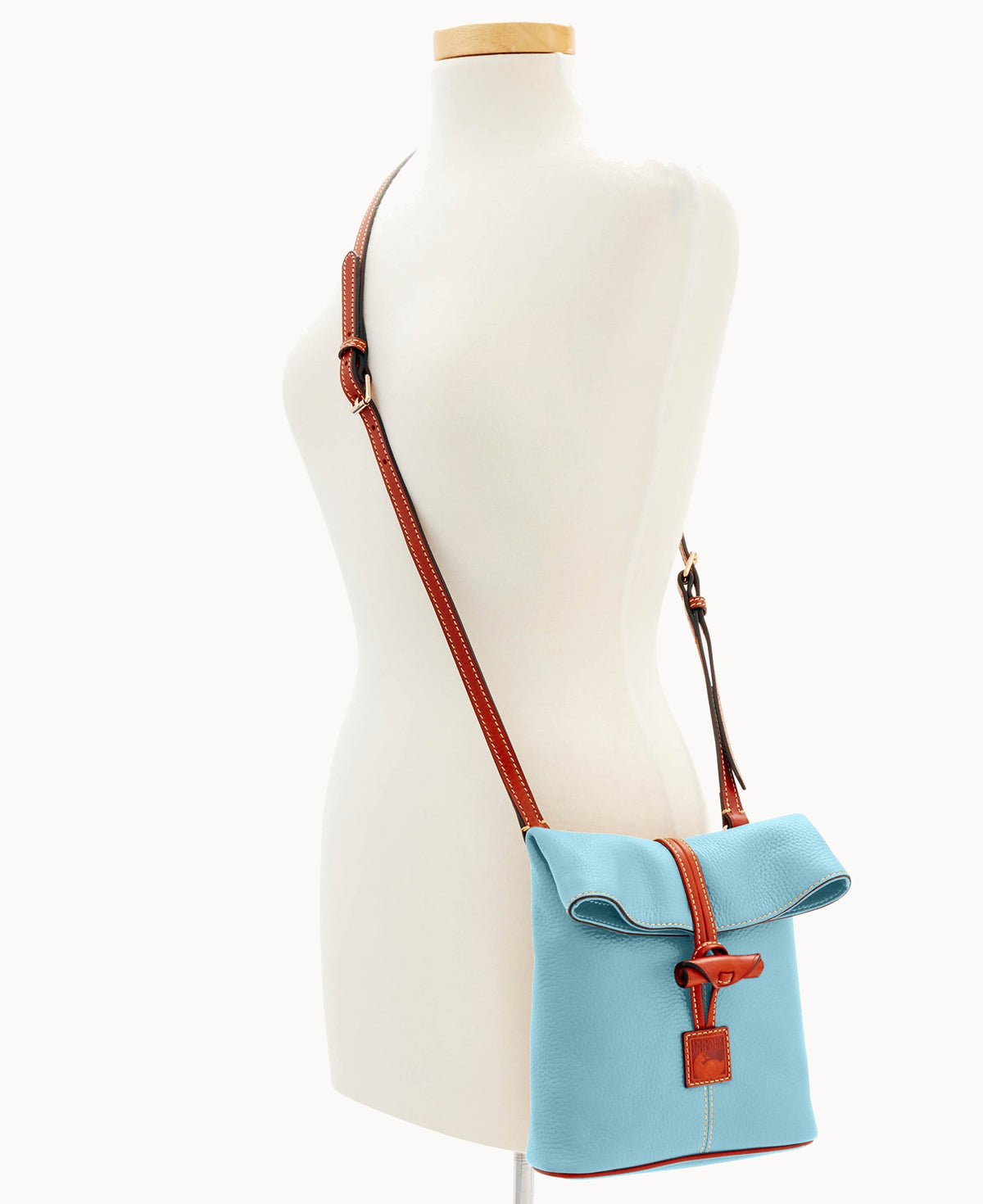 Pebble Grain Toggle Crossbody