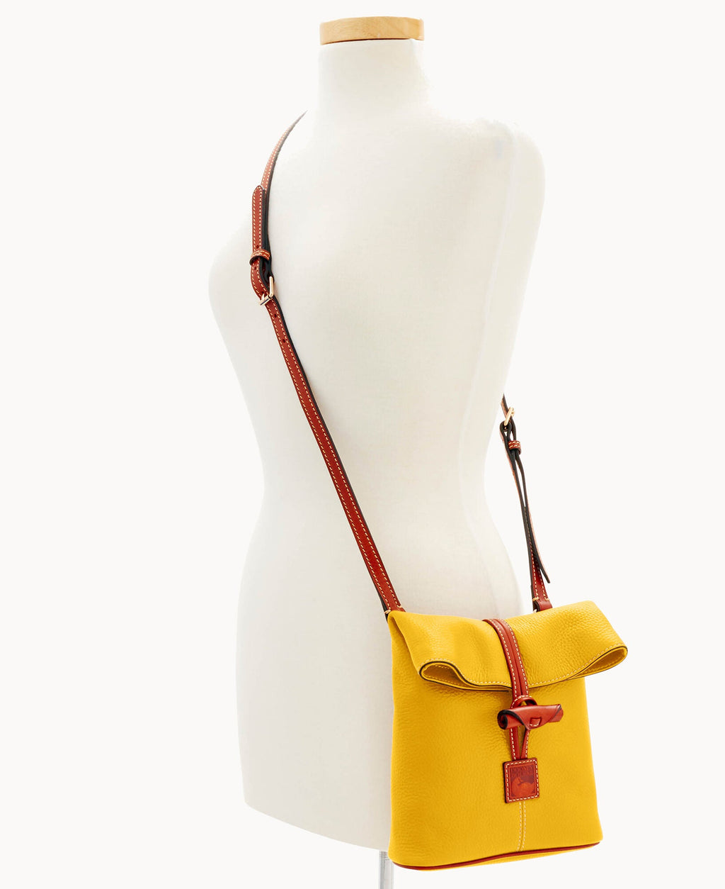 Pebble Grain Toggle Crossbody