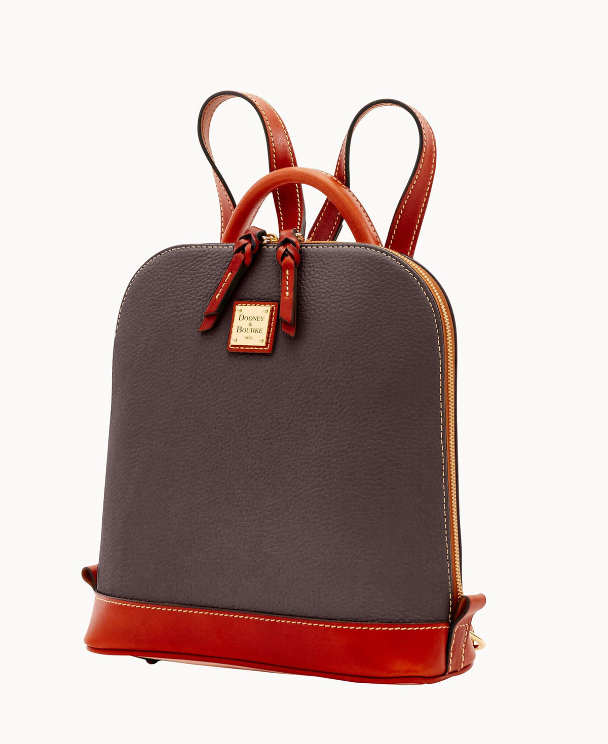 Pebble Grain Zip Pod Backpack