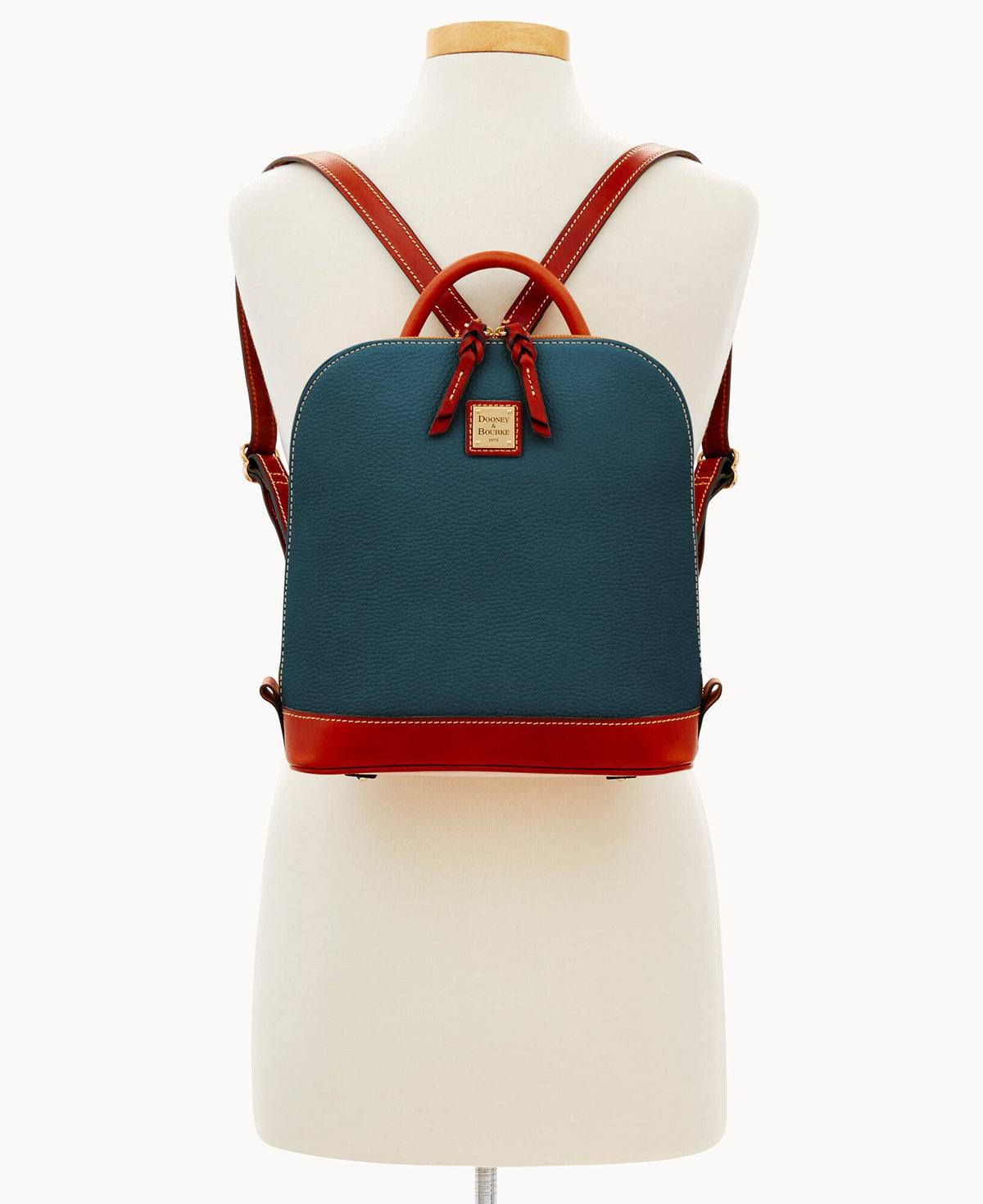Pebble Grain Zip Pod Backpack
