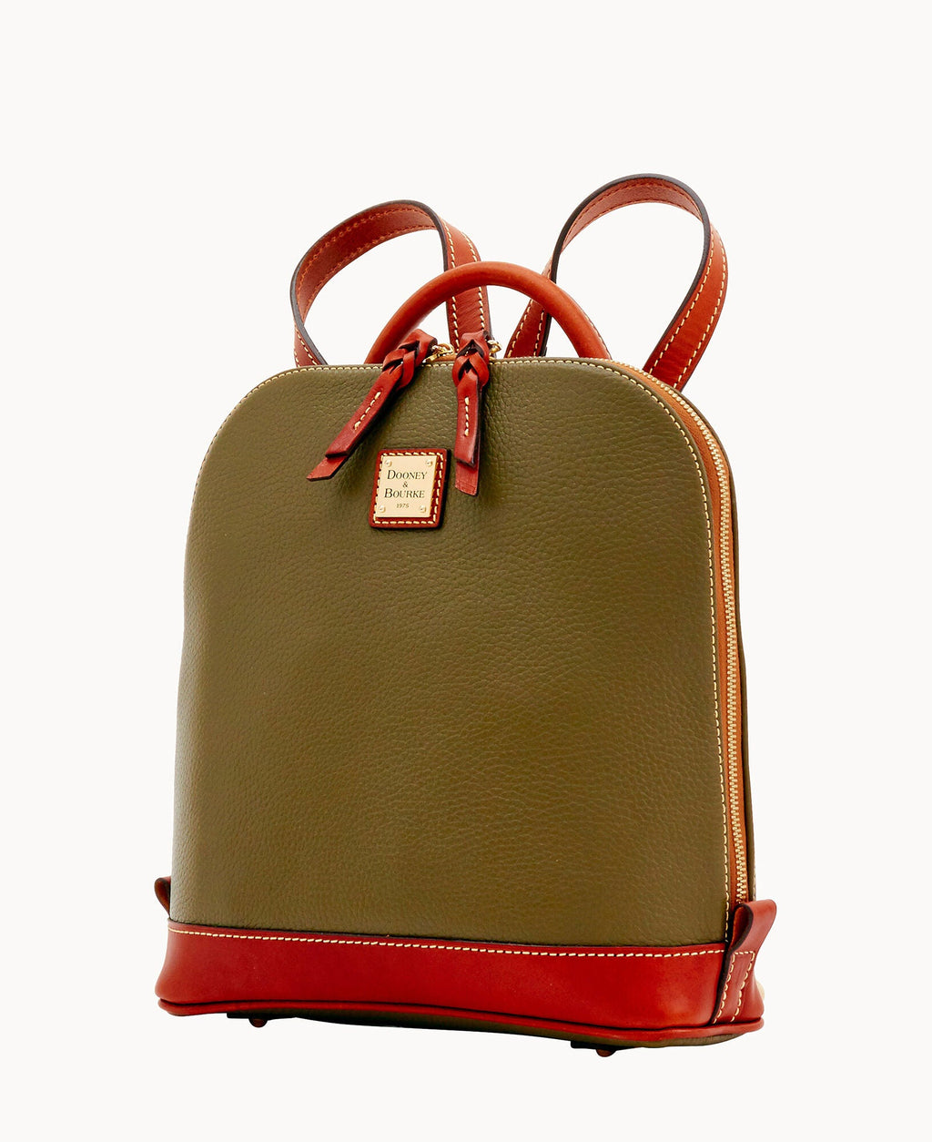 Pebble Grain Zip Pod Backpack