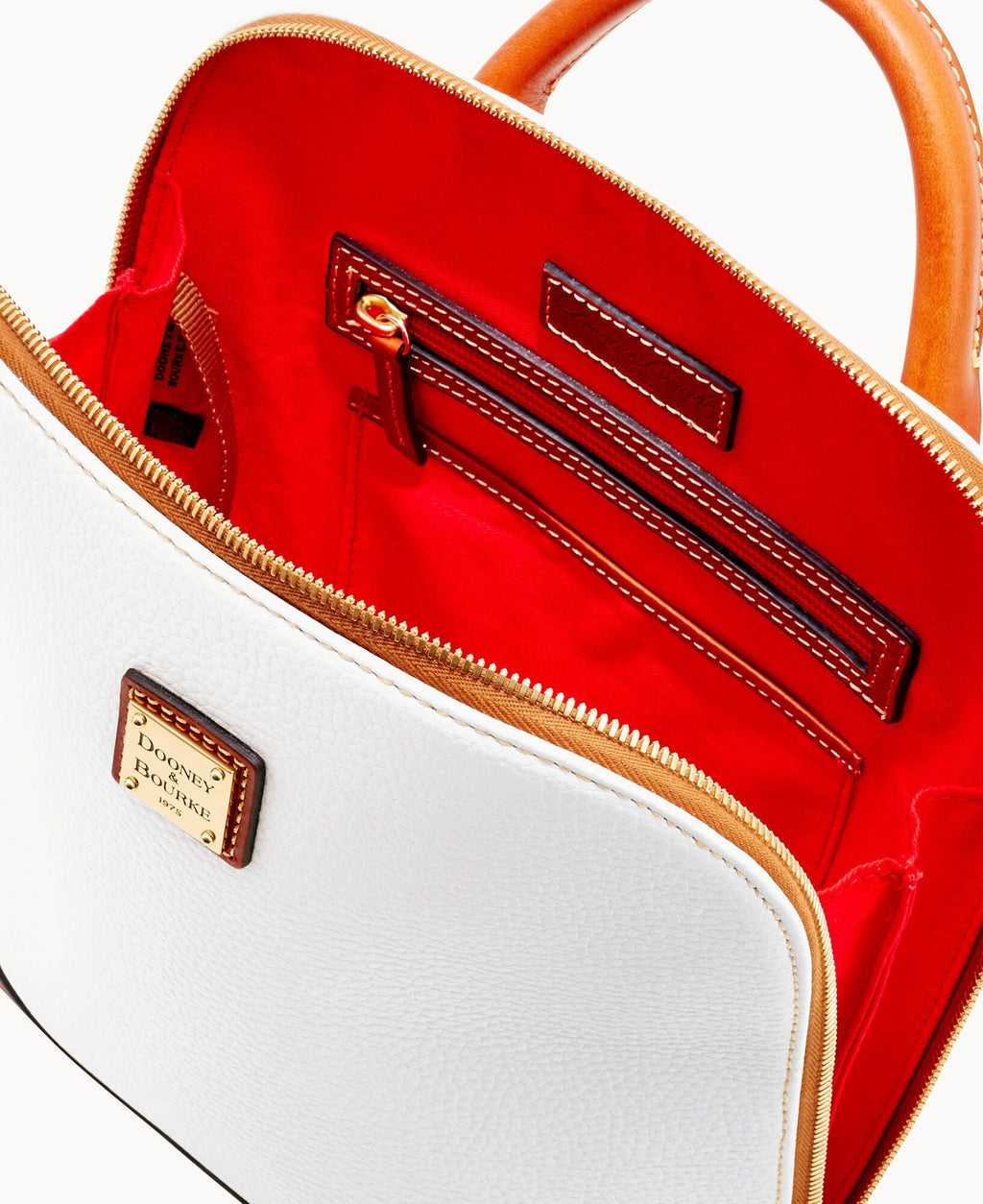 Pebble Grain Zip Pod Backpack