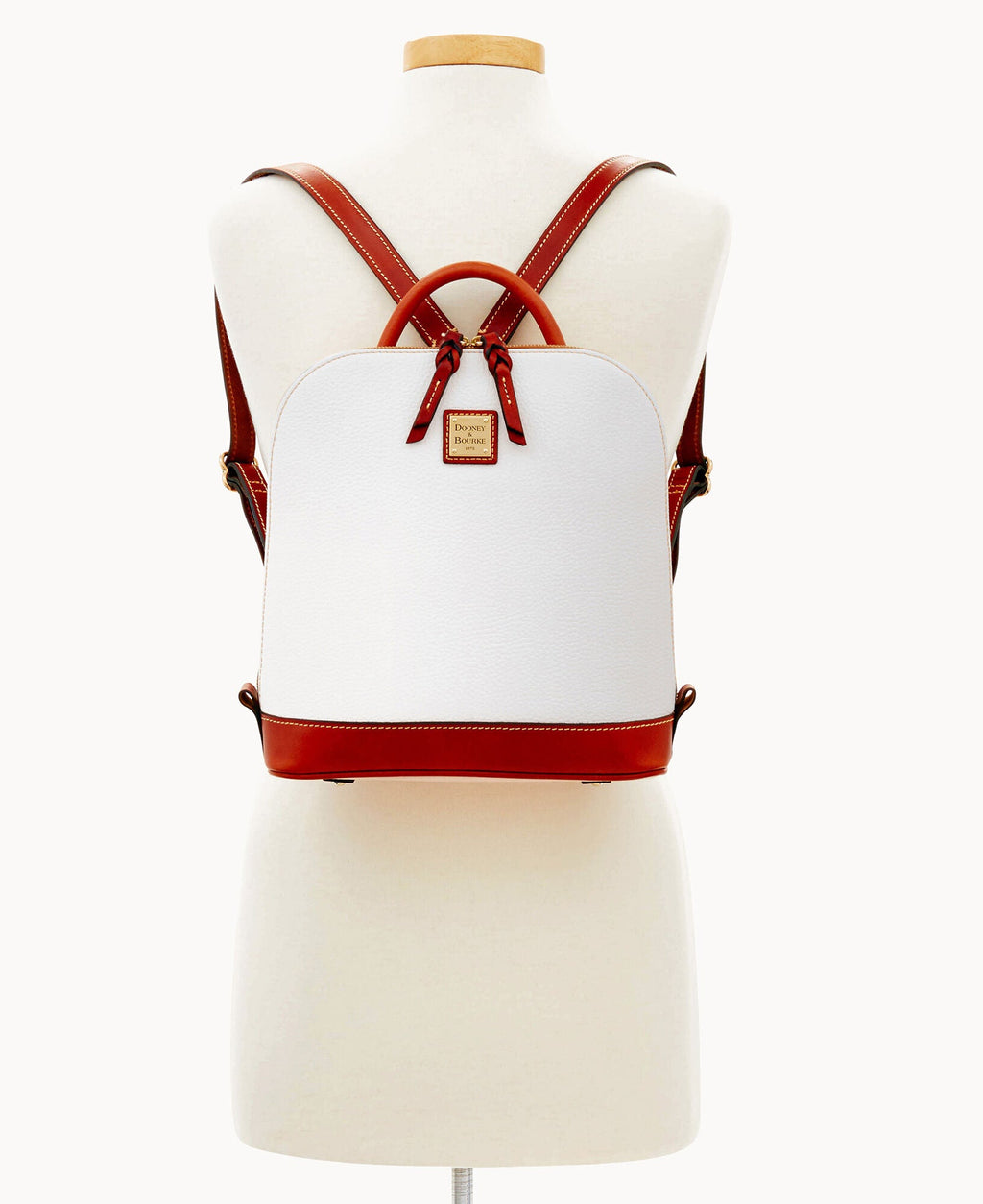 Pebble Grain Zip Pod Backpack