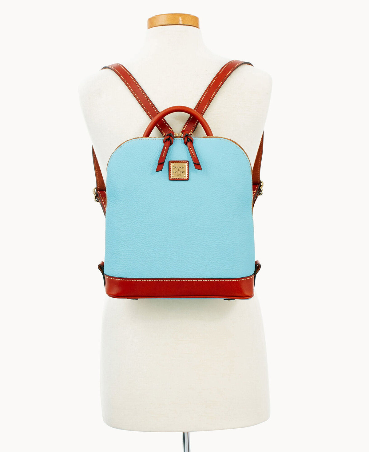 Pebble Grain Zip Pod Backpack