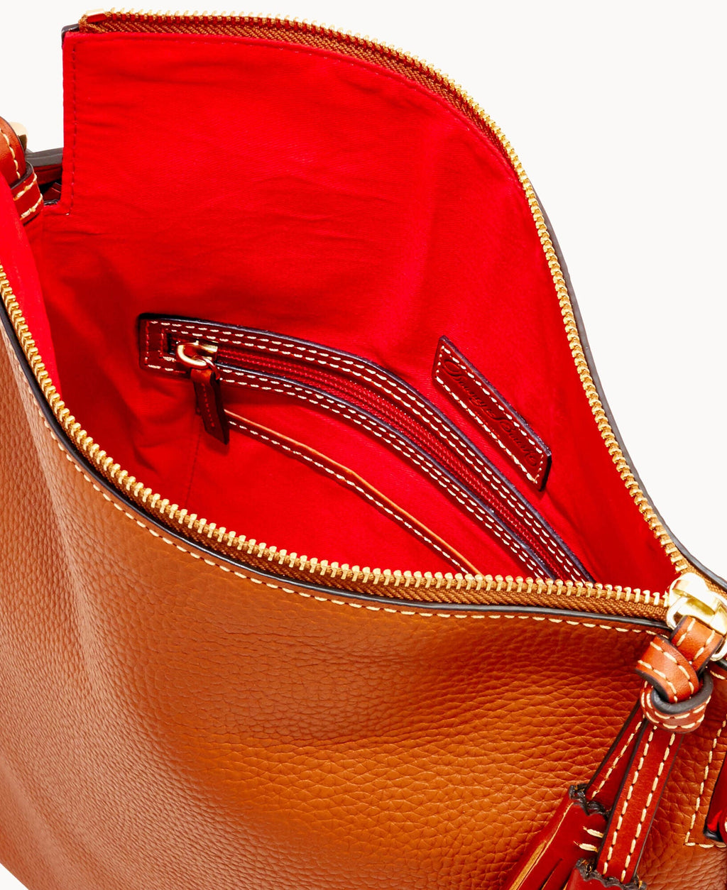 Pebble Grain Twist Strap Hobo