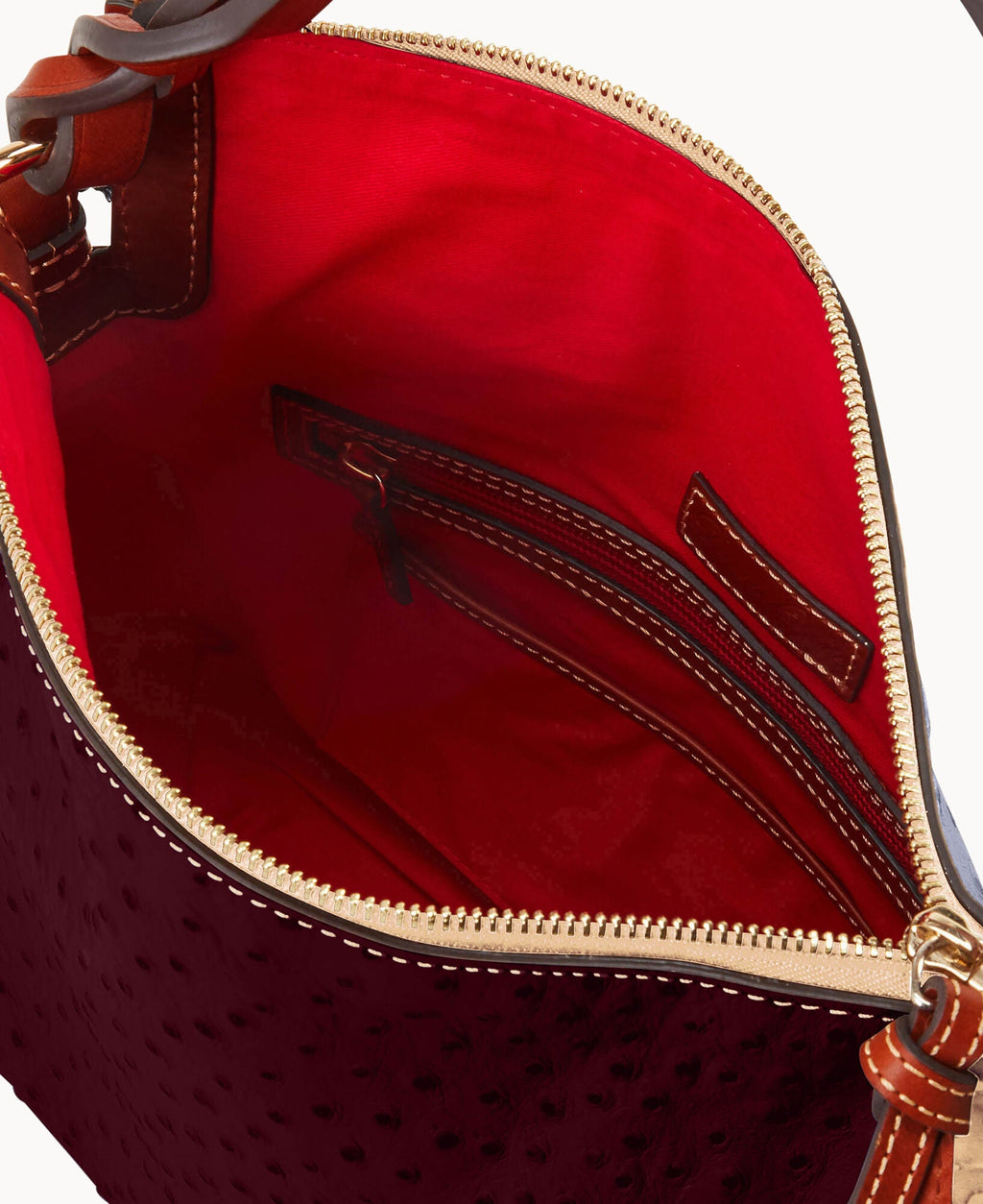Ostrich Twist Strap Hobo