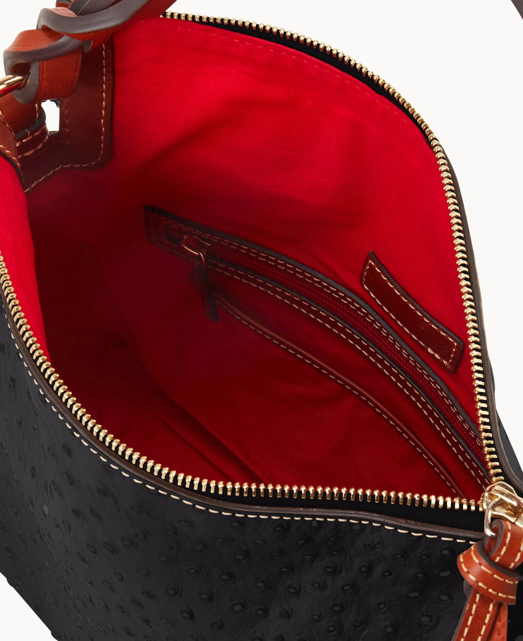 Ostrich Twist Strap Hobo