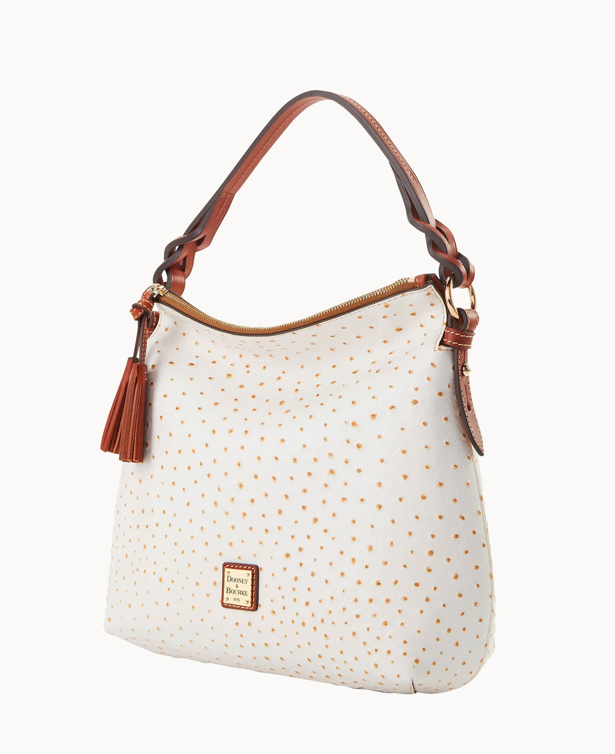 Ostrich Twist Strap Hobo