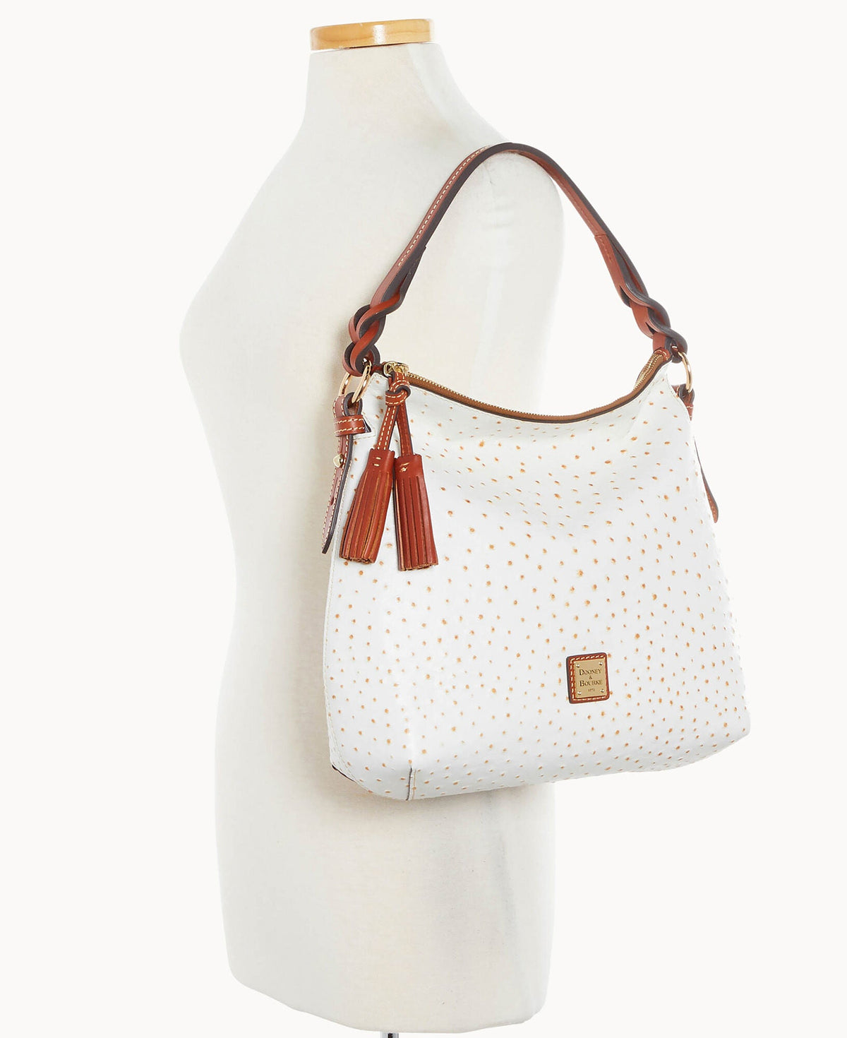 Ostrich Twist Strap Hobo