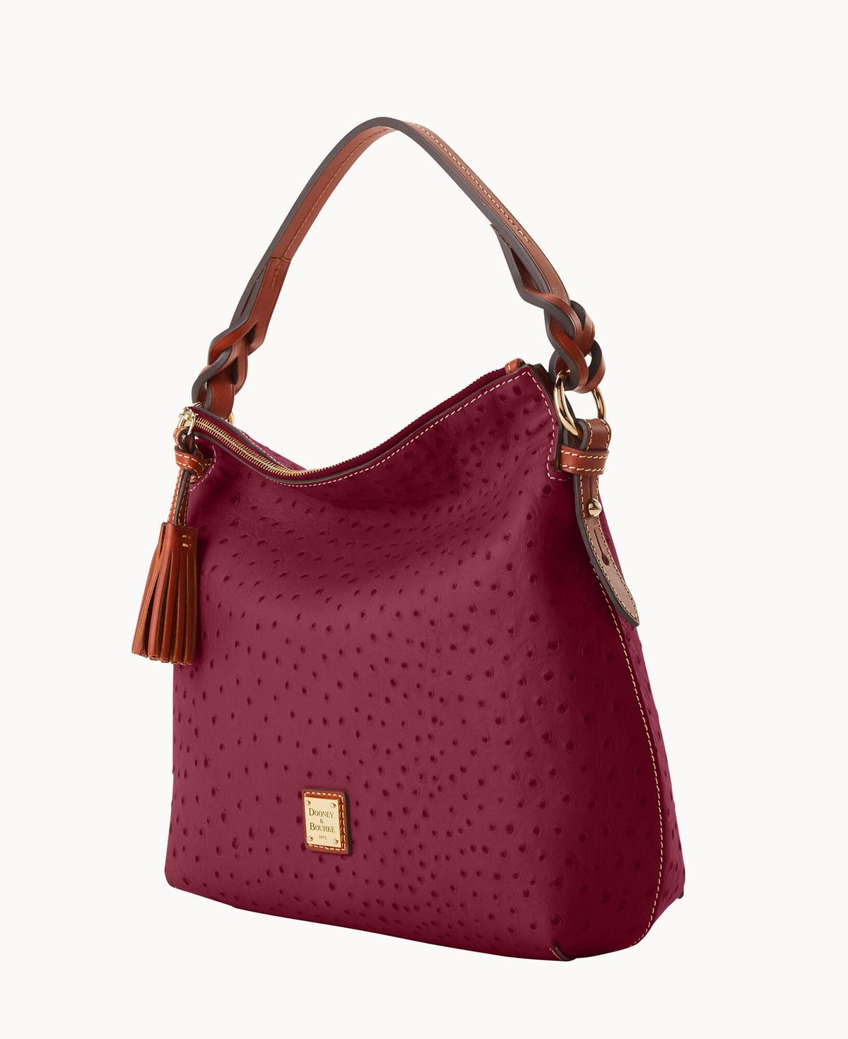 Ostrich Twist Strap Hobo