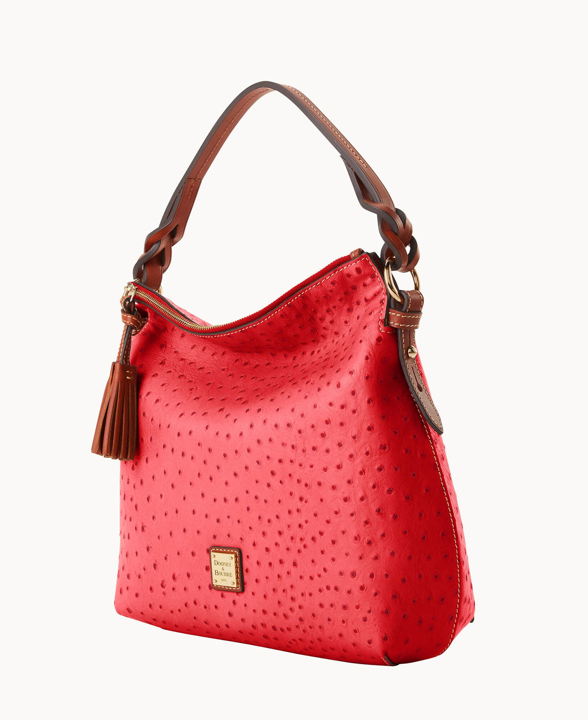 Ostrich Twist Strap Hobo