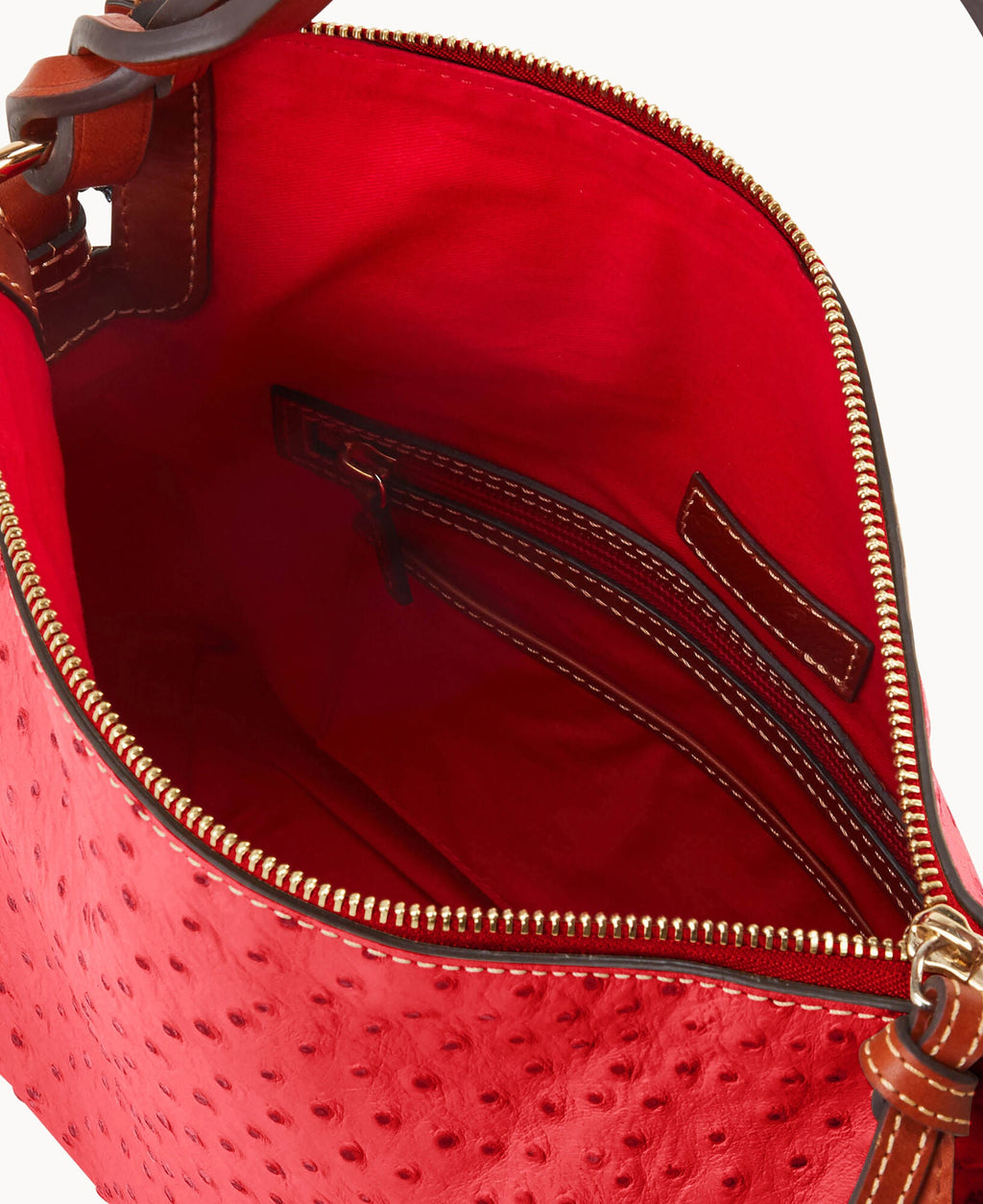 Ostrich Twist Strap Hobo