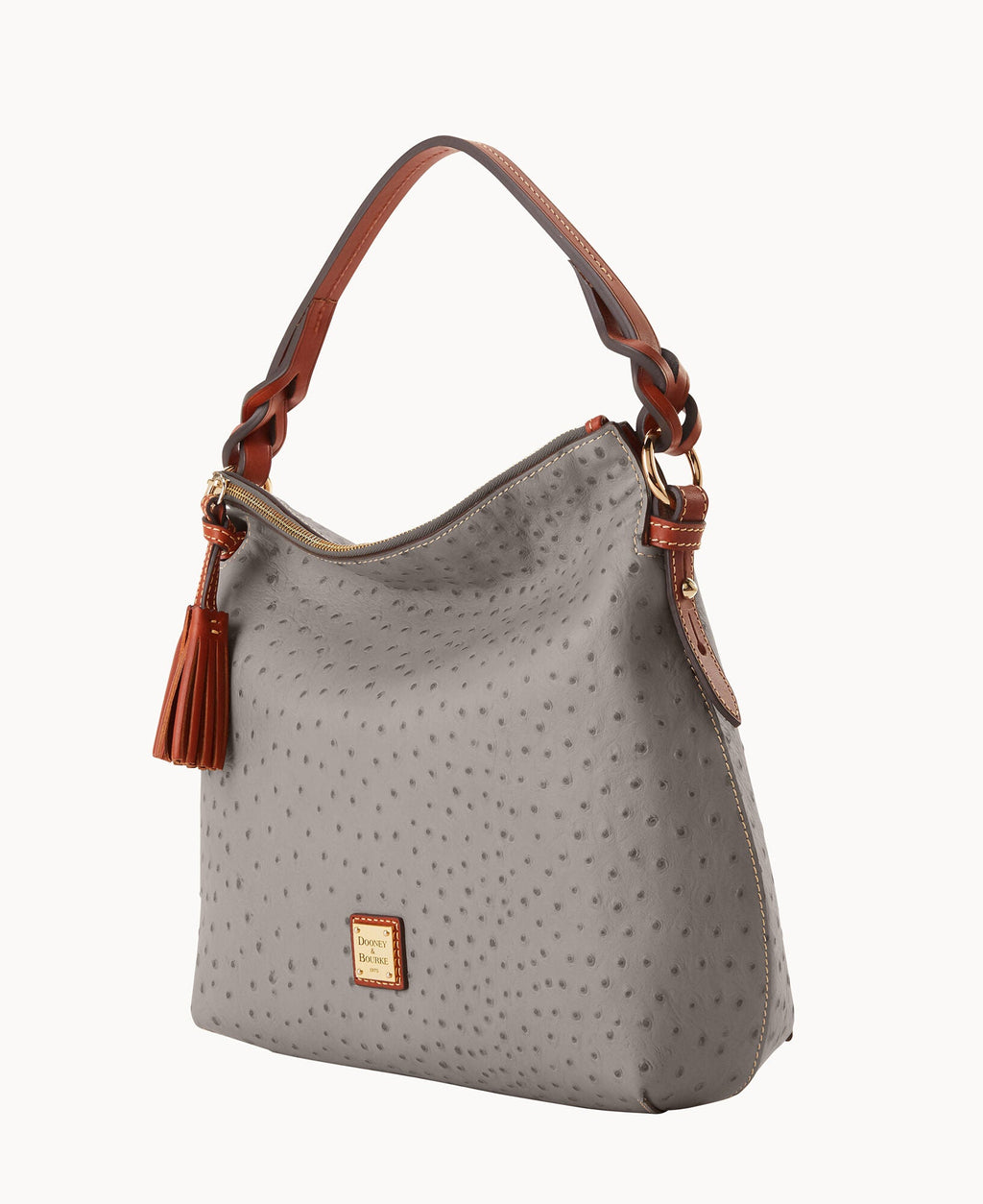 Ostrich Twist Strap Hobo