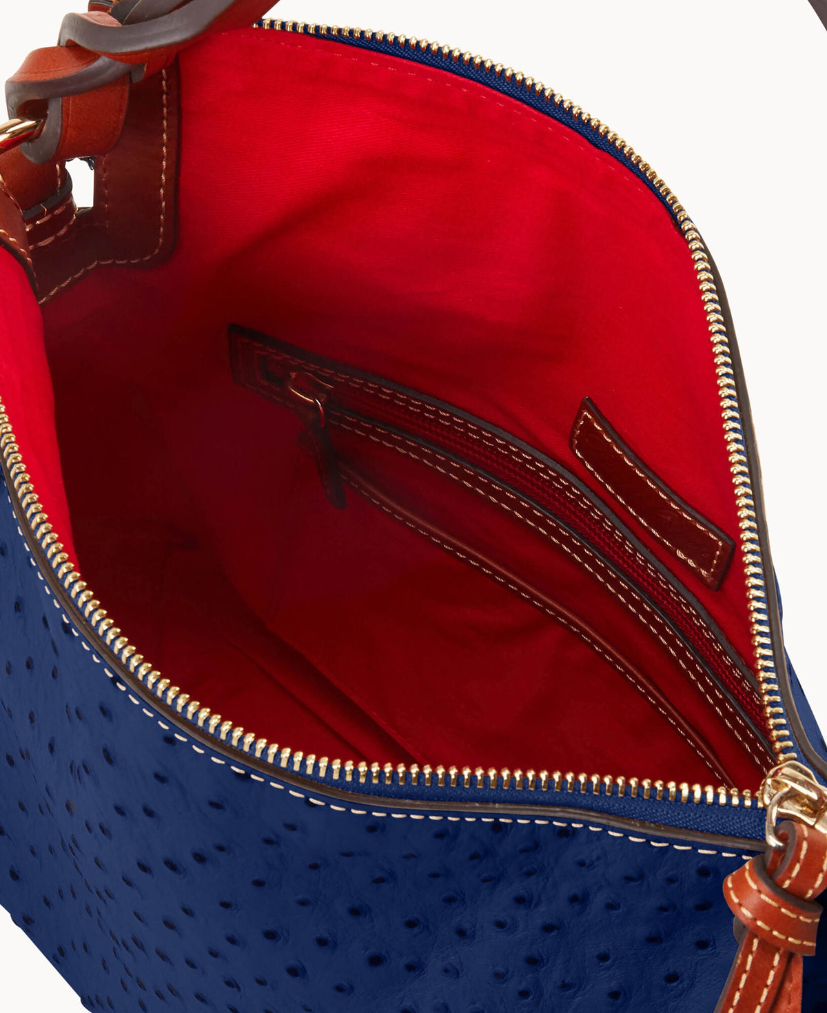 Ostrich Twist Strap Hobo