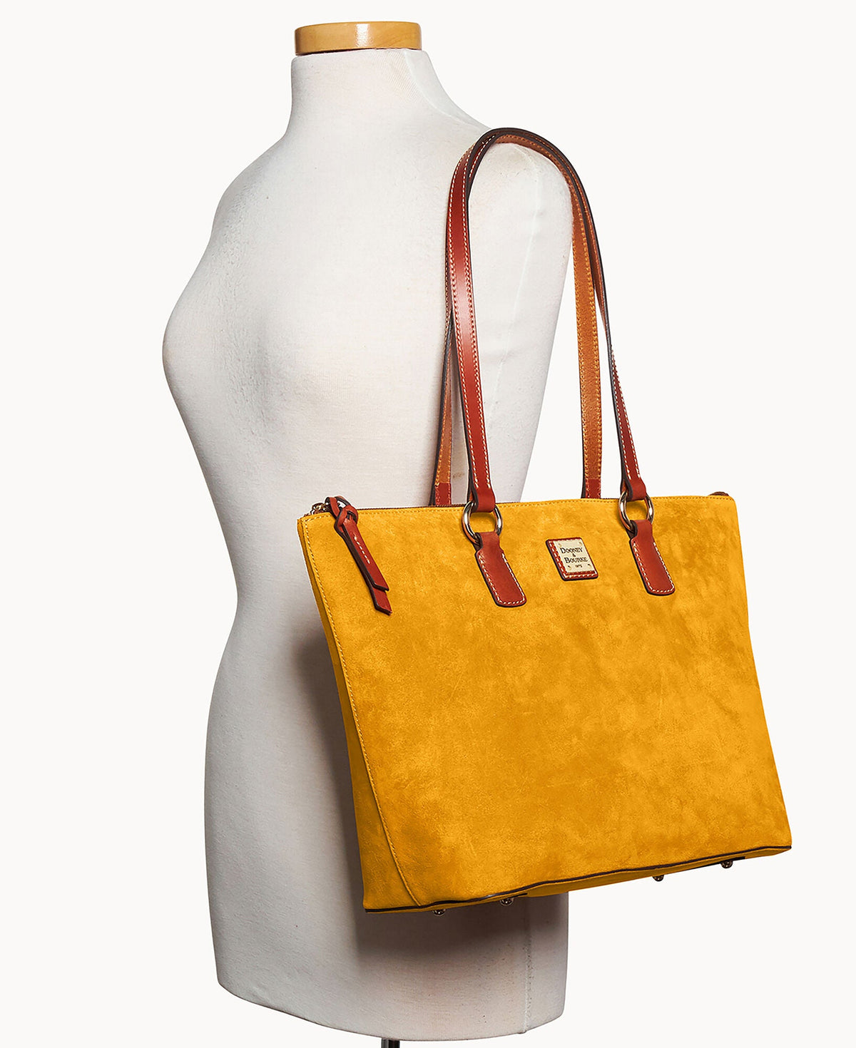 Suede Wren Zip Tote