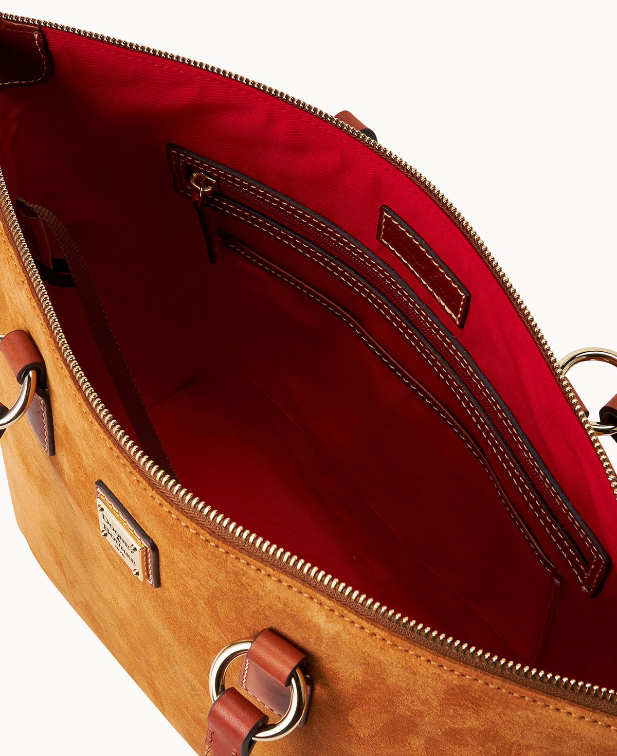 Suede Wren Zip Tote
