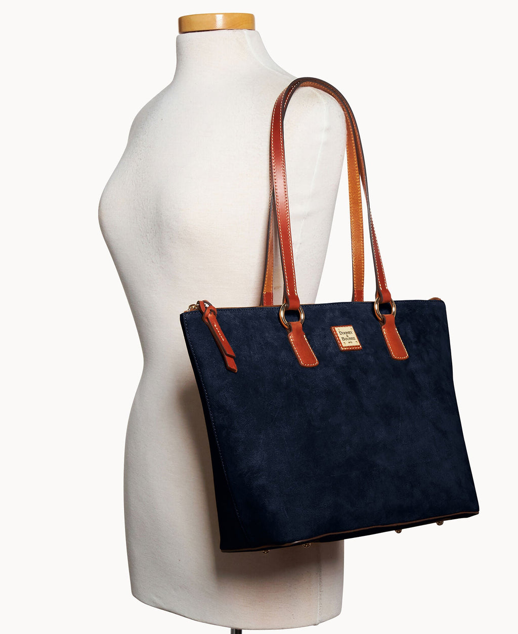 Suede Wren Zip Tote