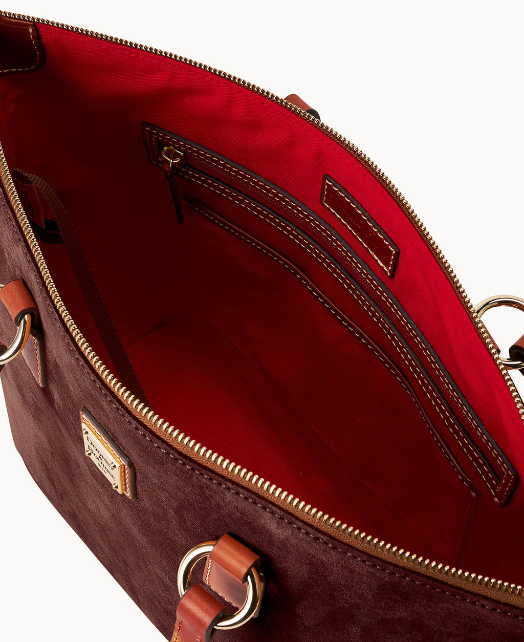 Suede Wren Zip Tote