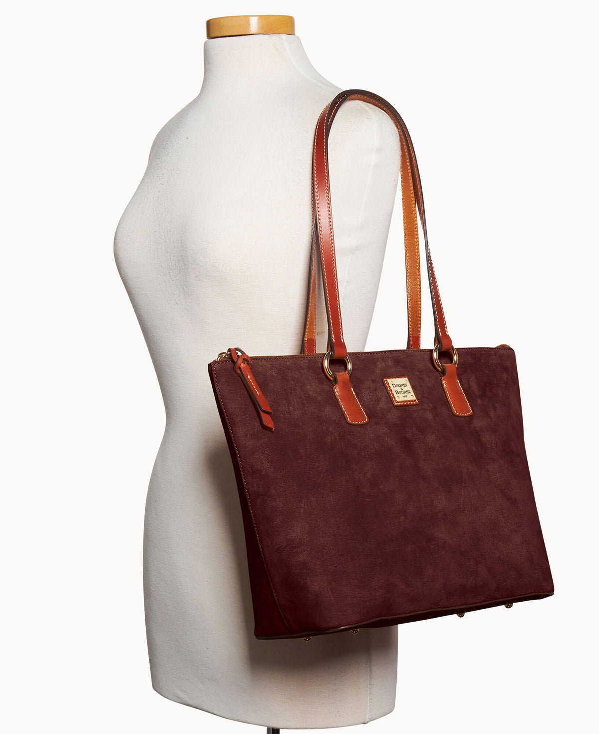 Suede Wren Zip Tote