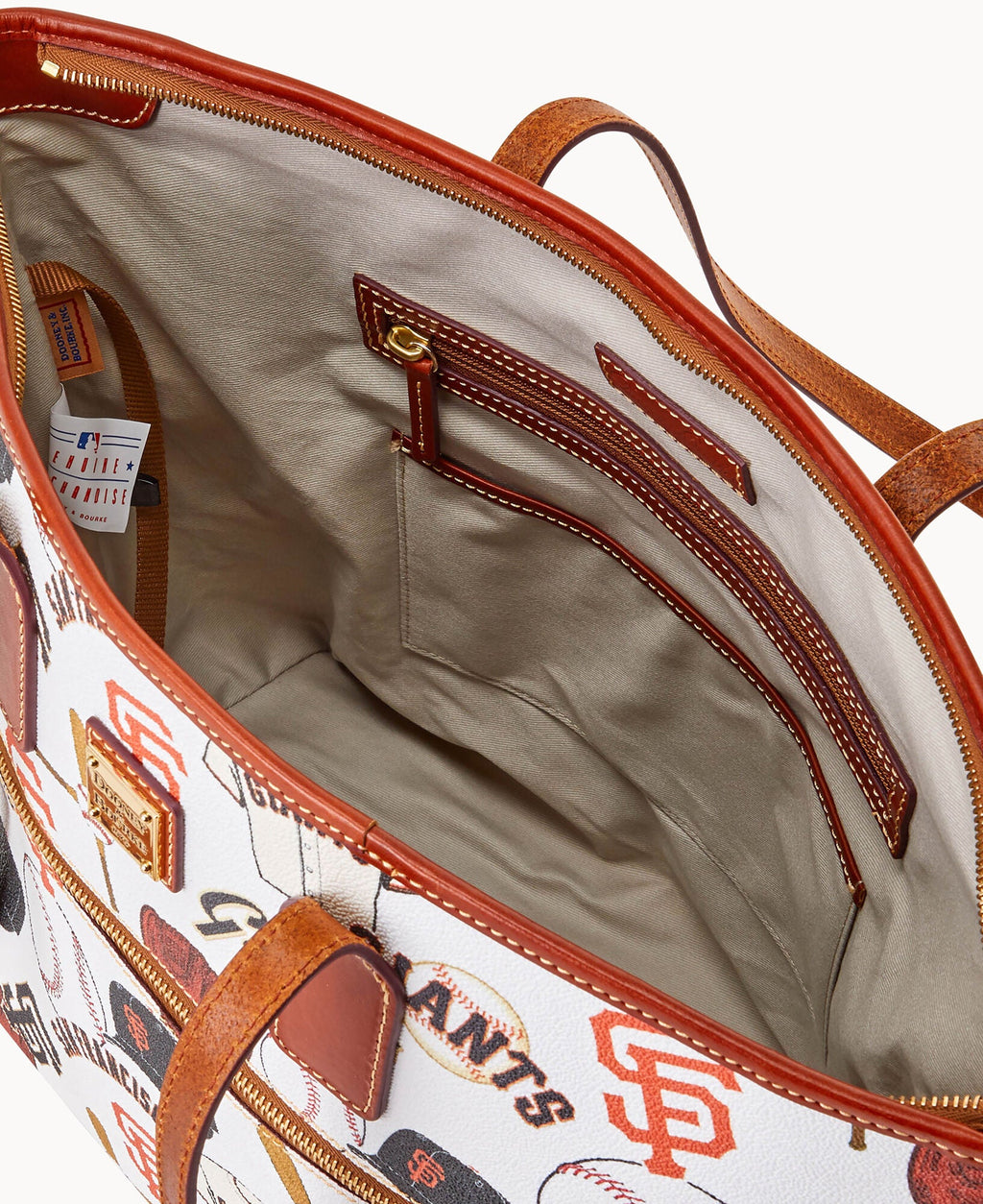 MLB Giants Zip Tote