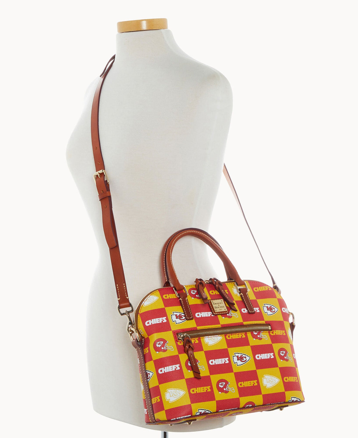 NFL Chiefs Domed Zip Satchel