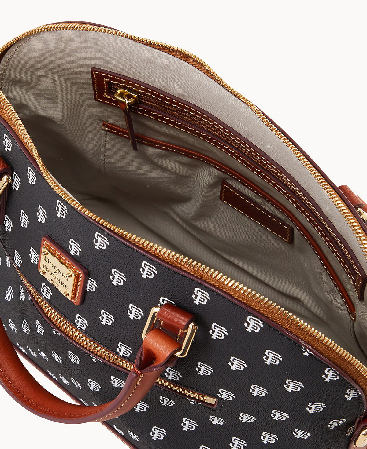 MLB Giants Domed Zip Satchel