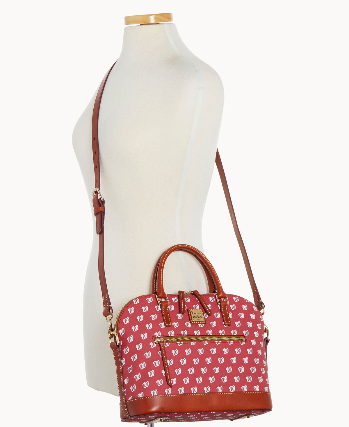 MLB Nationals Domed Zip Satchel