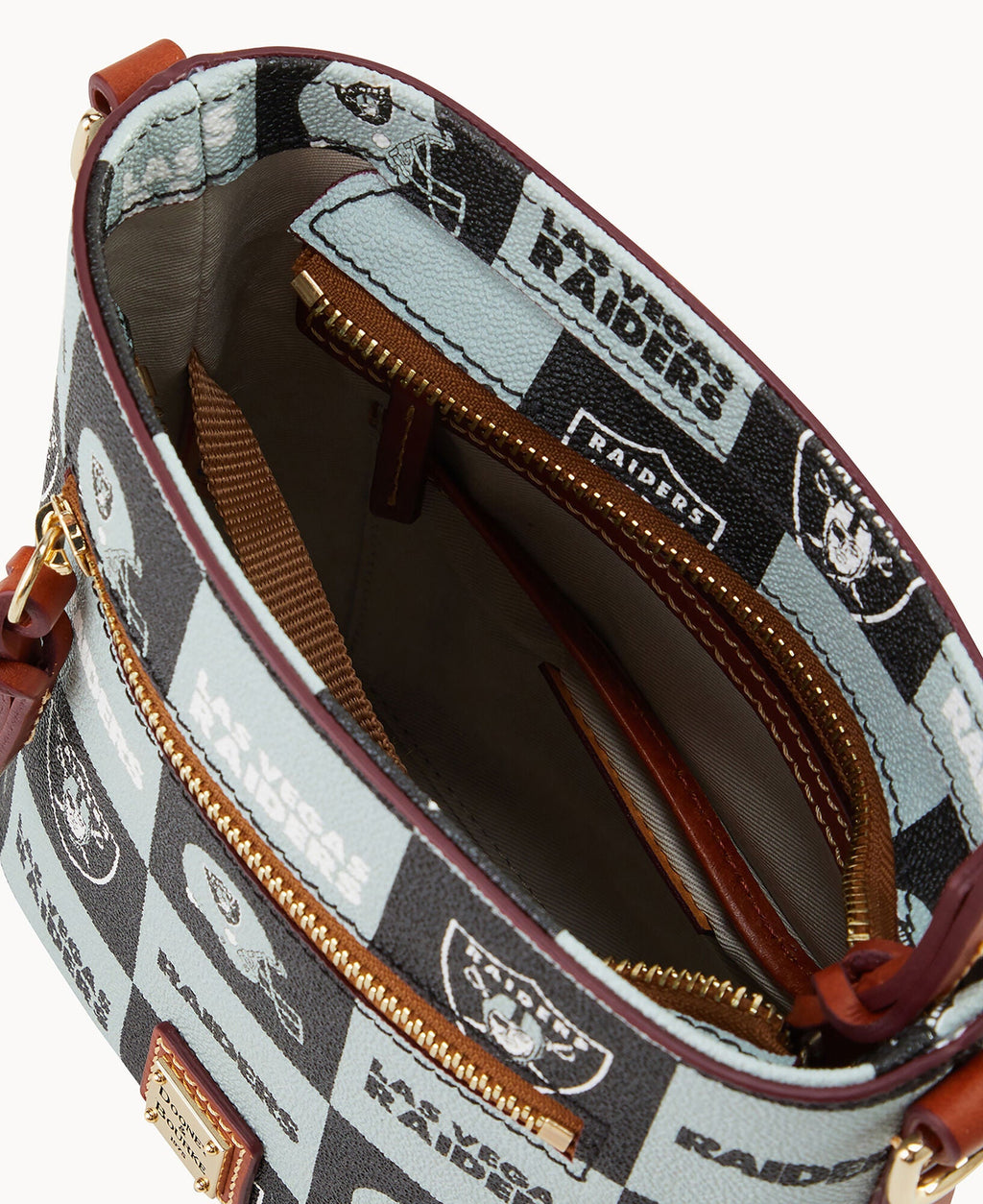 NFL Raiders Small Zip Crossbody