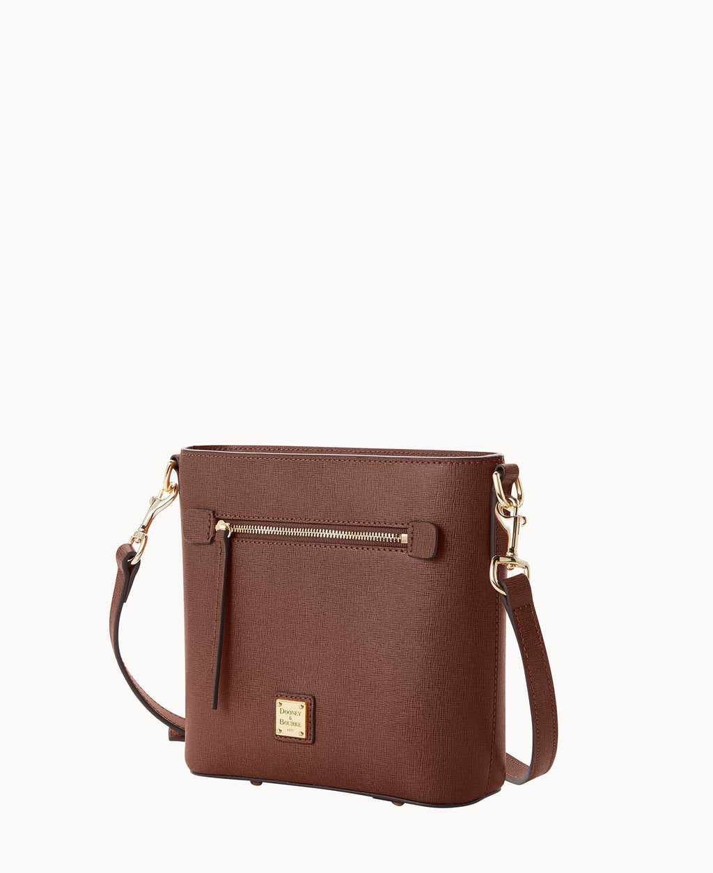 Saffiano Small Zip Crossbody