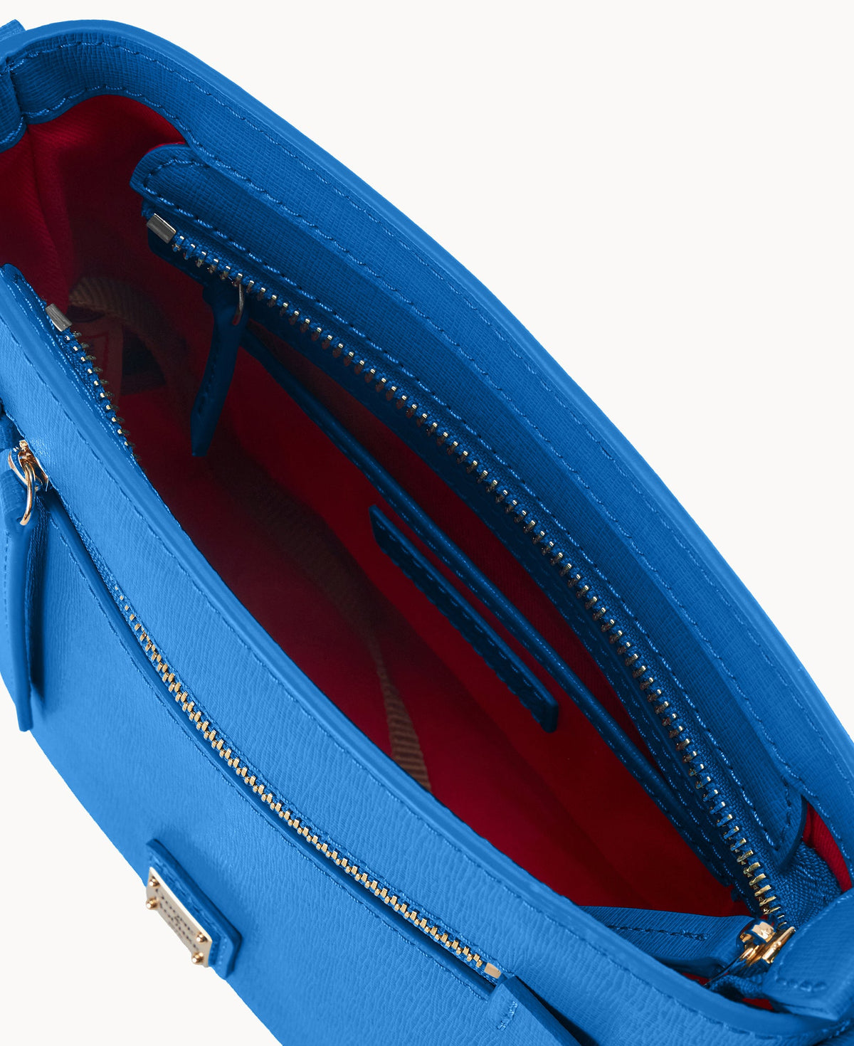 Saffiano Small Zip Crossbody