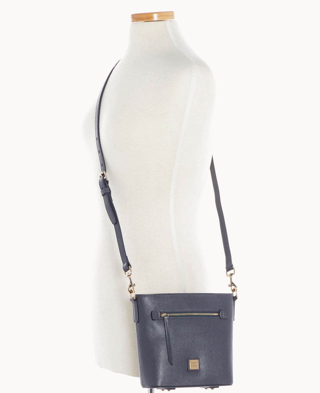 Saffiano Small Zip Crossbody