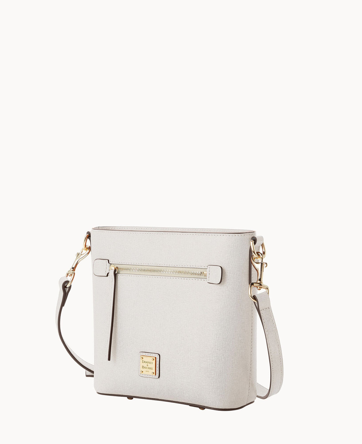 Saffiano Small Zip Crossbody