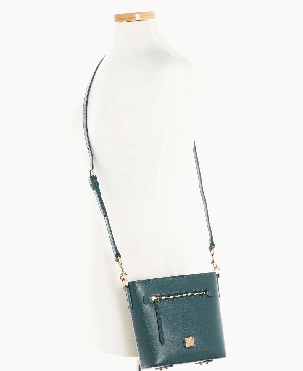 Saffiano Small Zip Crossbody