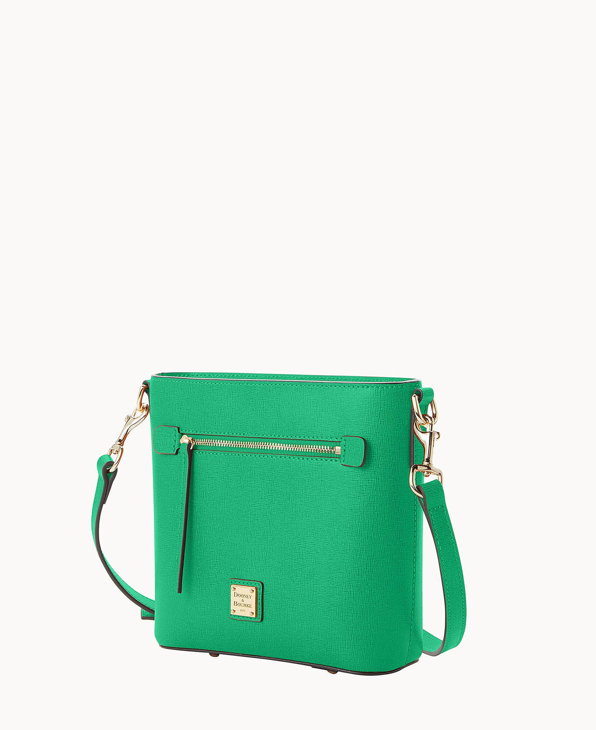 Saffiano Small Zip Crossbody