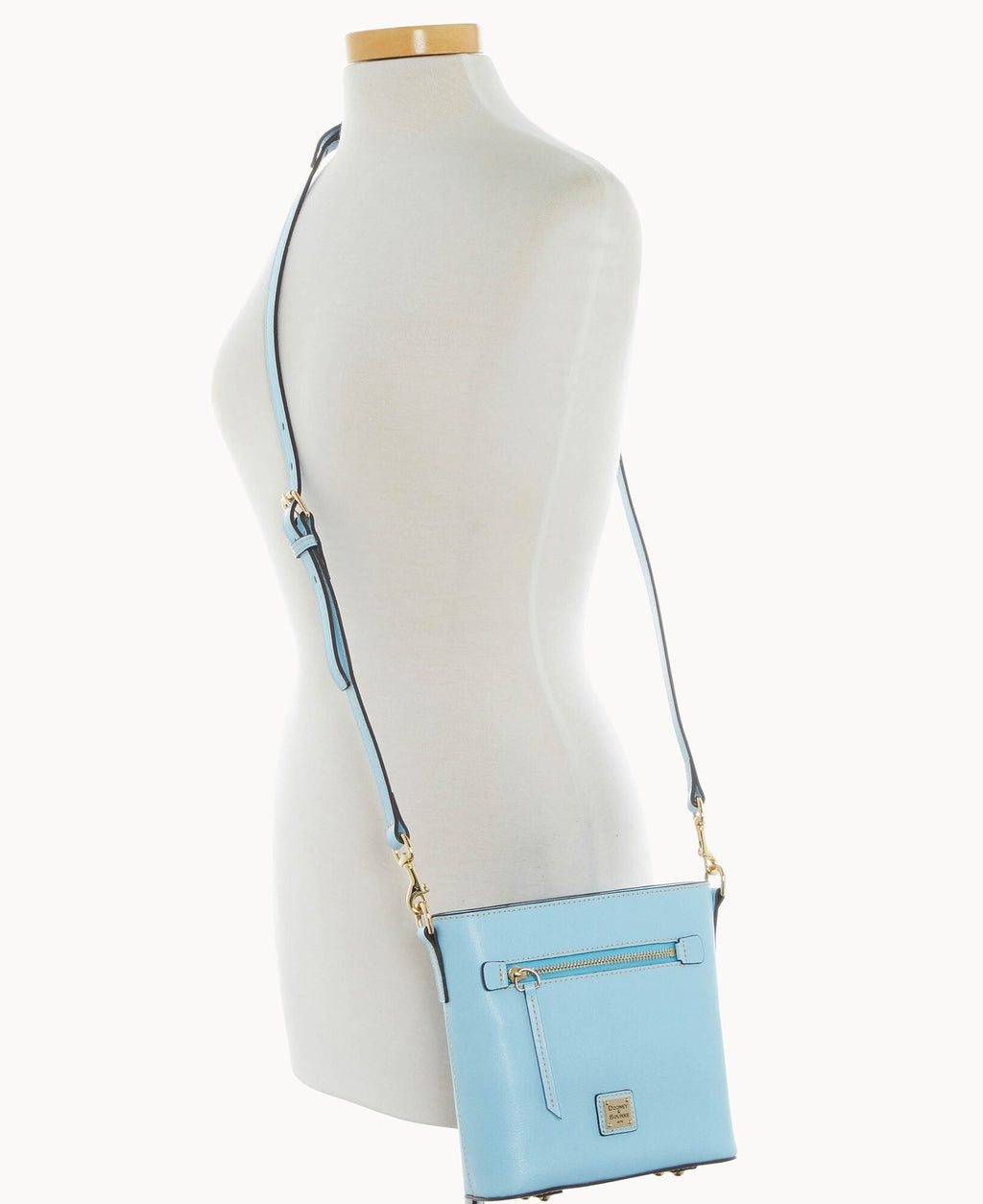 Saffiano Small Zip Crossbody