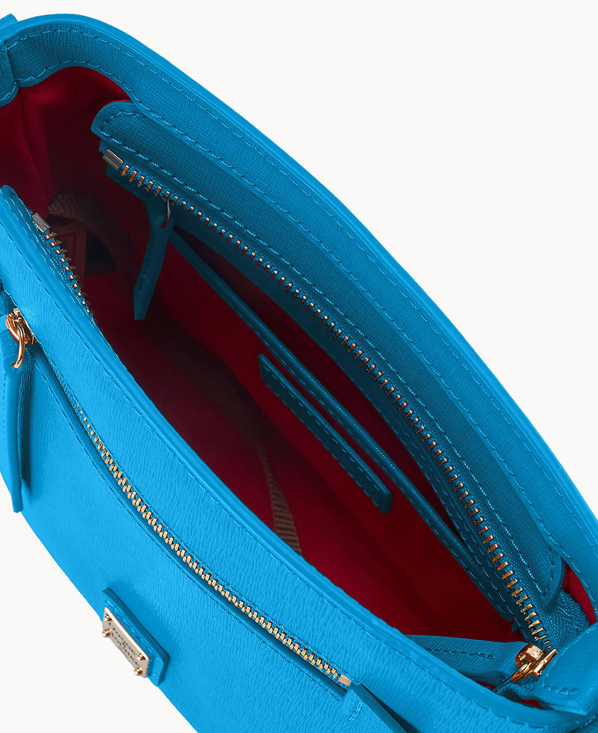 Saffiano Small Zip Crossbody
