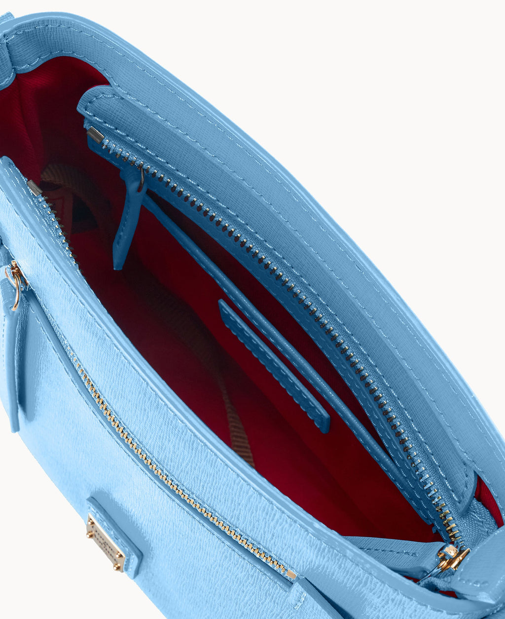 Saffiano Small Zip Crossbody