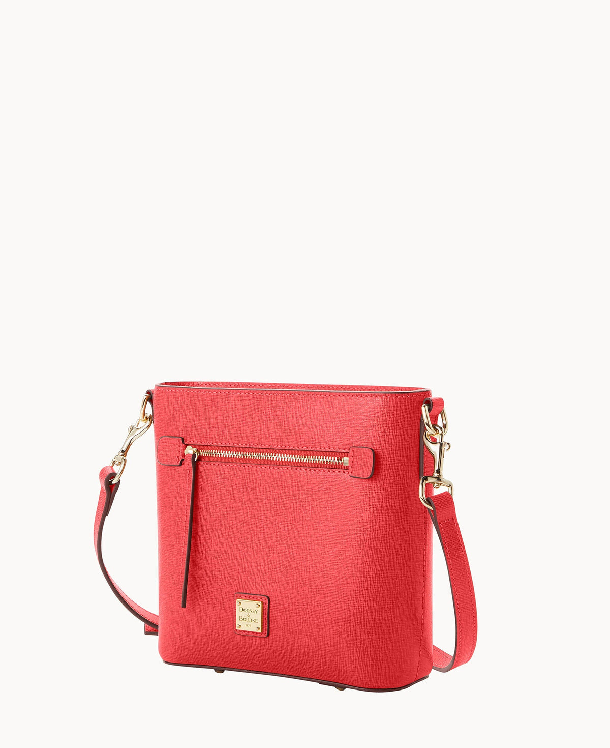 Saffiano Small Zip Crossbody