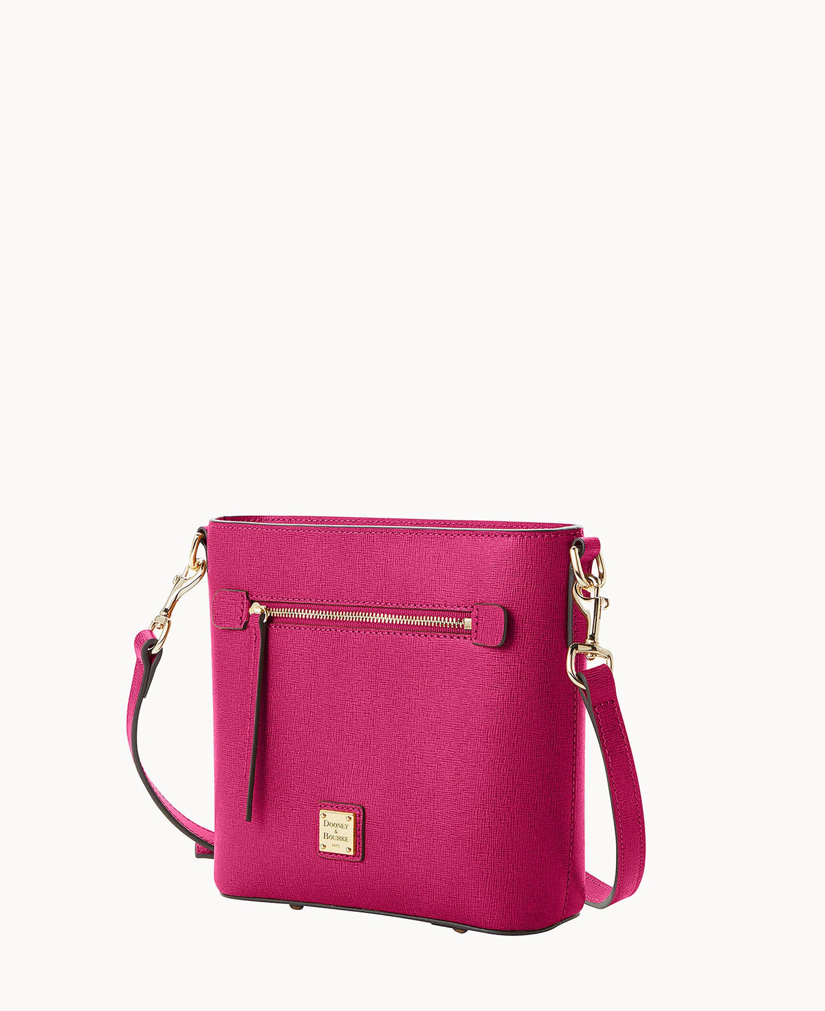 Saffiano Small Zip Crossbody