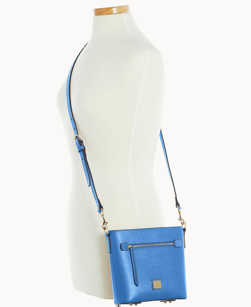 Saffiano Small Zip Crossbody
