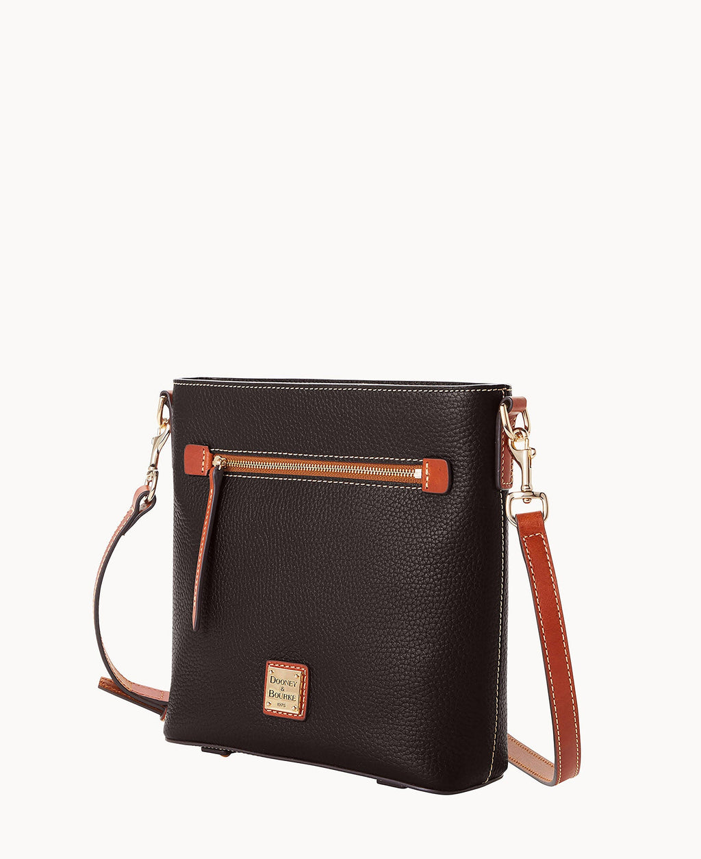 Pebble Grain Zip Crossbody