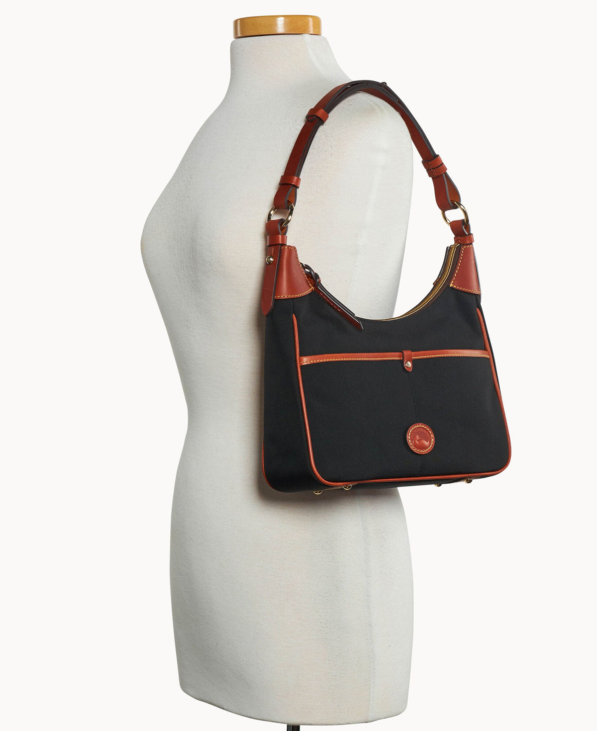 Nylon Small Rebecca Hobo