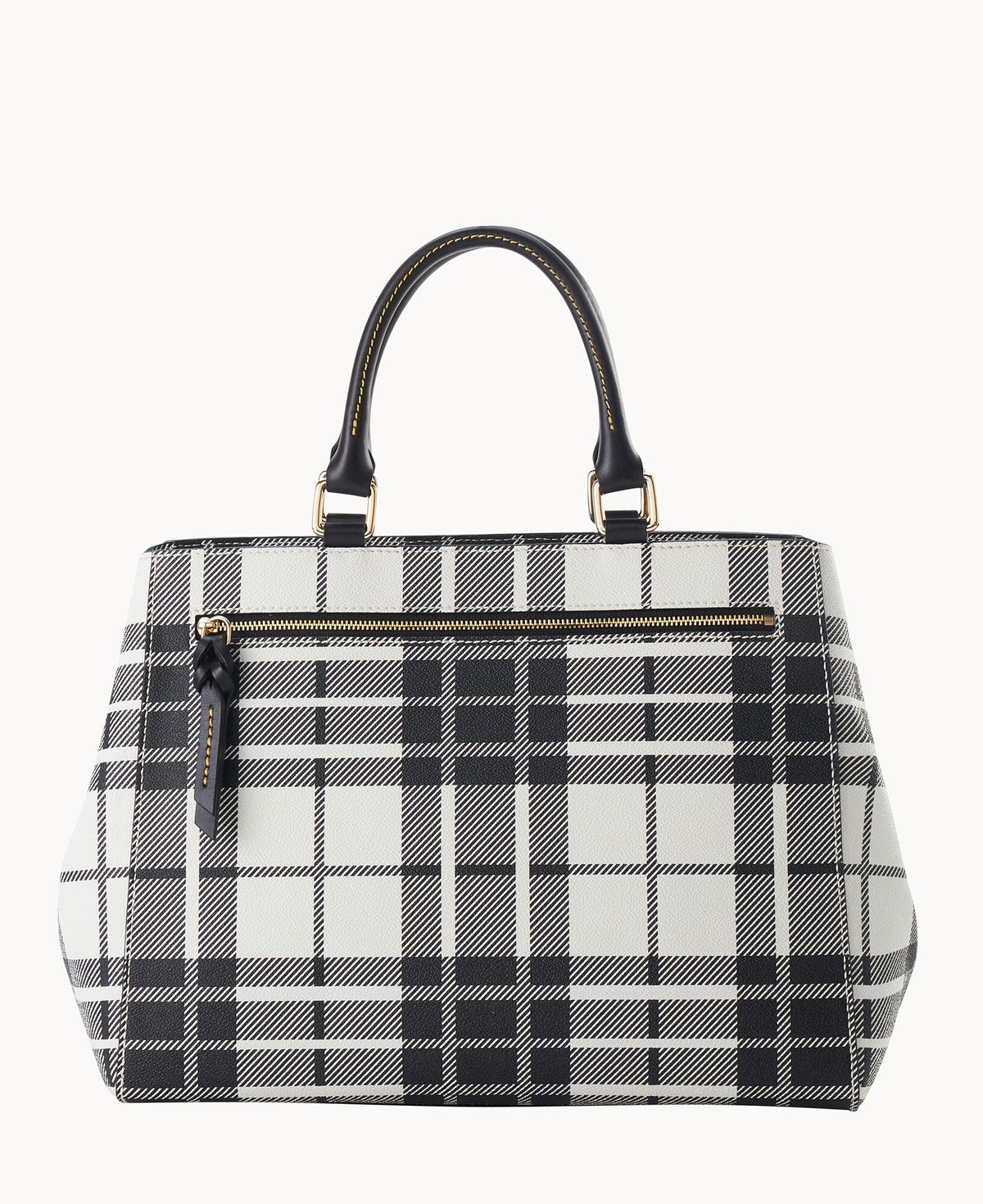 Oxford Zip Satchel